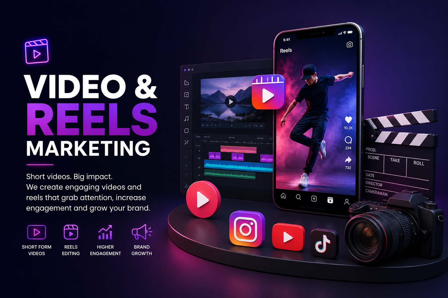 Video and reels marketing services for businesses